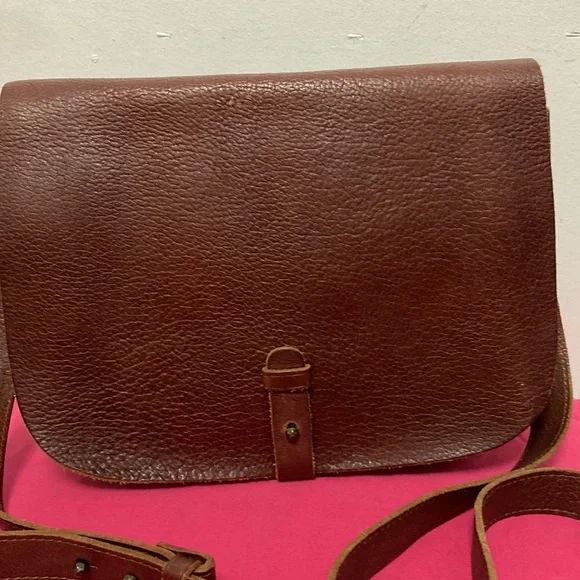 Lucky Brand Leather Bag Sz Medium - Picture 2 of 16